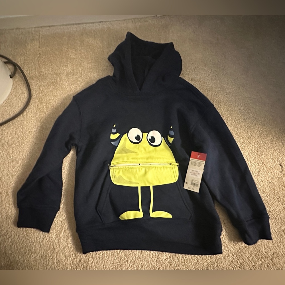 Boys Monster Graphic Hoodie Sweatshirt